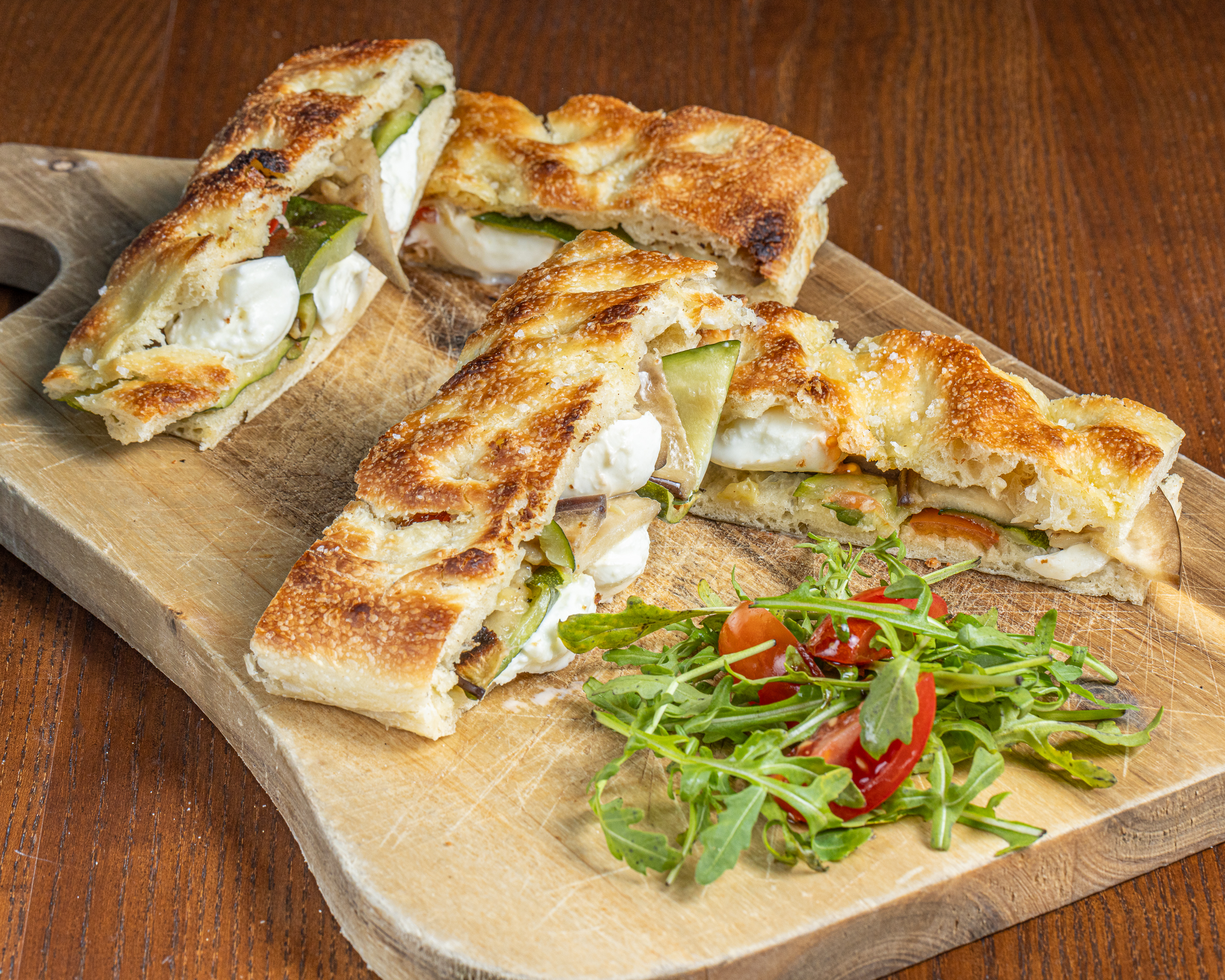 Angeluccis Foccacia Végétarienne